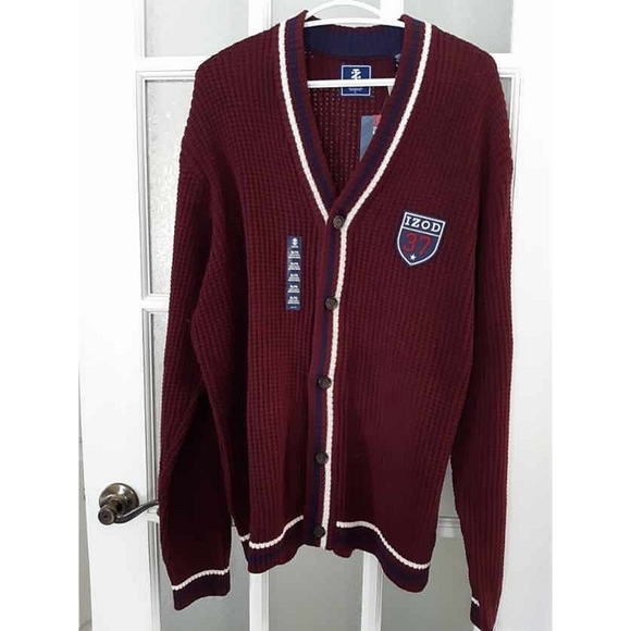 NWT | IZOD knit CARDIGAN - Picture 2 of 8